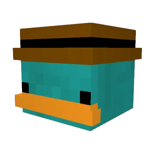 GysnGty Minecraft avatar head, 3D render
