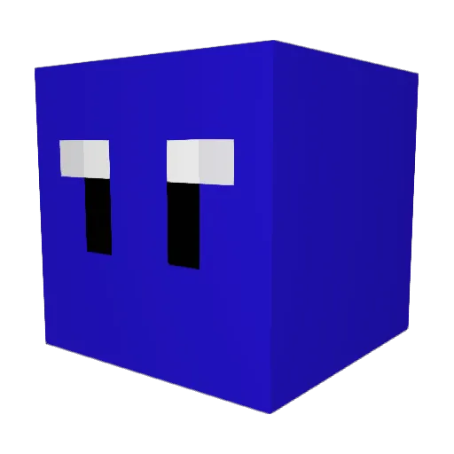 Gyumin1031 Minecraft avatar head, 3D render