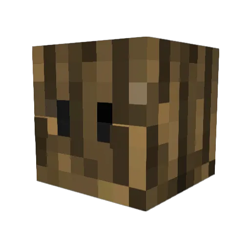 Gyumin4270 Minecraft avatar head, 3D render