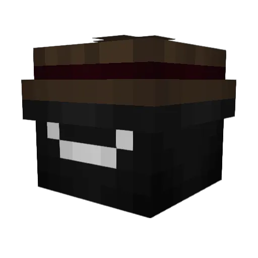 Gywm Minecraft avatar head, 3D render