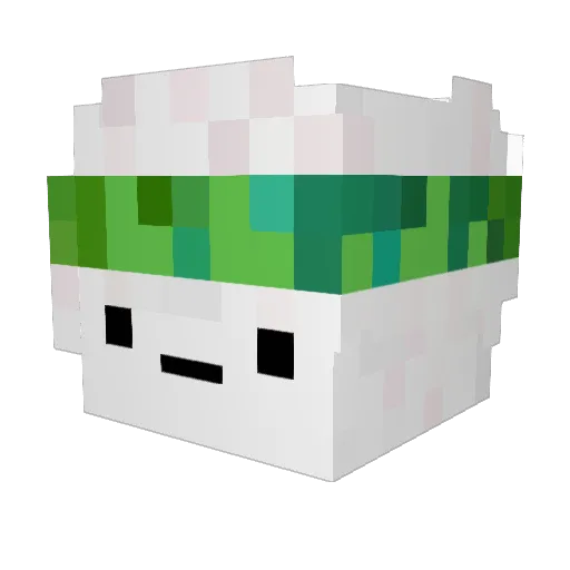Gyx_ Minecraft avatar head, 3D render