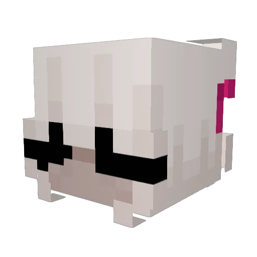 GzO_ Minecraft avatar head, 3D render