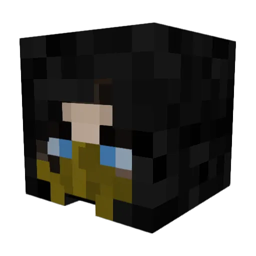 Gzd_Reaper Minecraft avatar head, 3D render