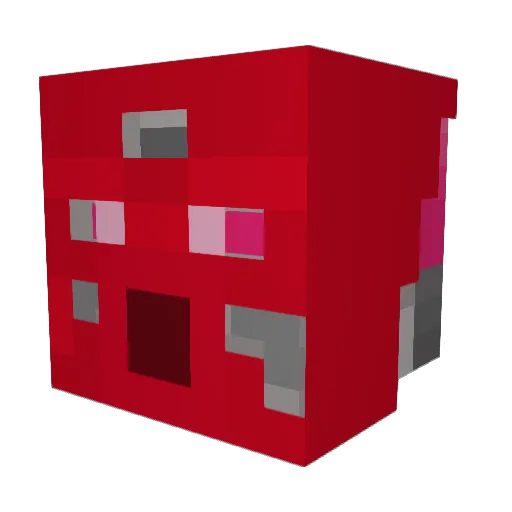 H00P3R Minecraft avatar head, 3D render