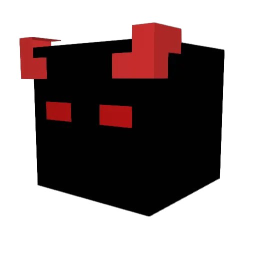 H0LD Minecraft avatar head, 3D render