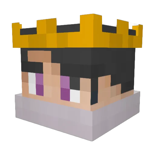 H0TD0GS Minecraft avatar head, 3D render