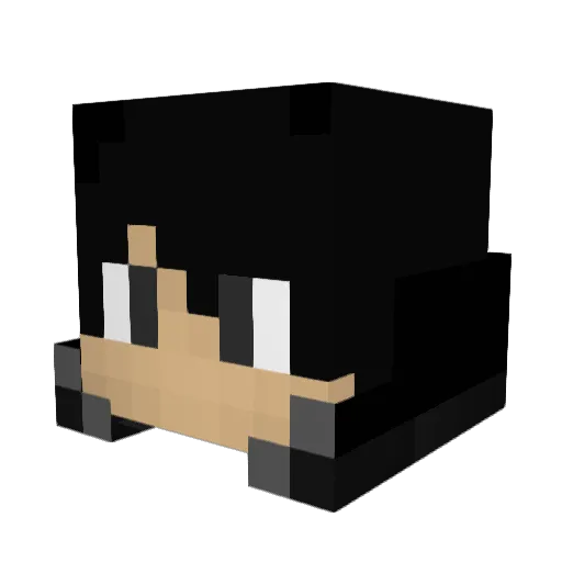 H0ldenBman Minecraft avatar head, 3D render