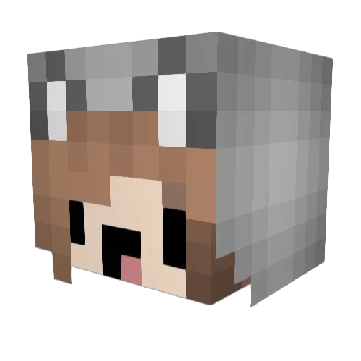 H0lyHandGranade Minecraft avatar head, 3D render