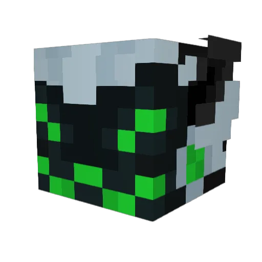H0p3ful_Cyn1c Minecraft avatar head, 3D render