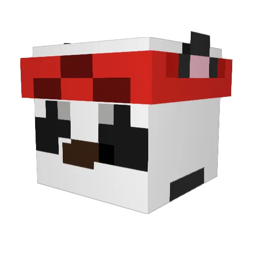 H0pelless Minecraft avatar head, 3D render