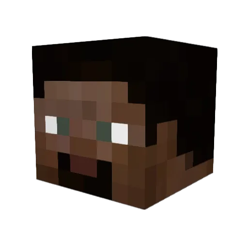 H0pzyyy Minecraft avatar head, 3D render