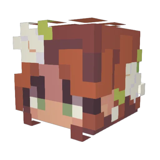 H0rizen Minecraft avatar head, 3D render