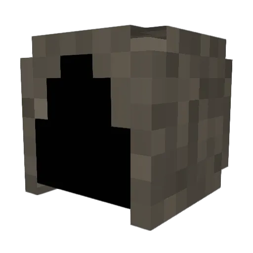 H1C4P Minecraft avatar head, 3D render