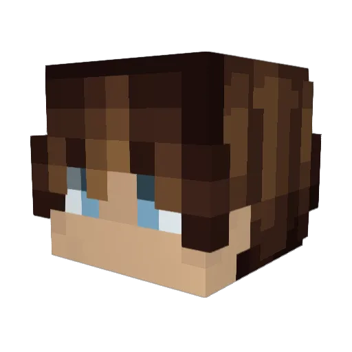 H1NZ0 Minecraft avatar head, 3D render