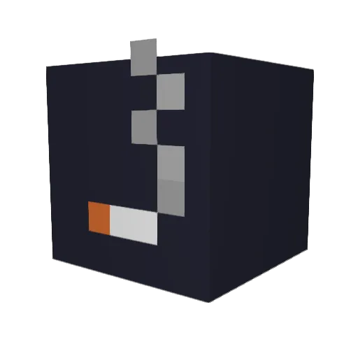 H1ST Minecraft avatar head, 3D render