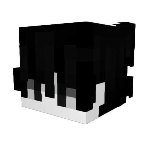 H1draxx Minecraft avatar head, 3D render