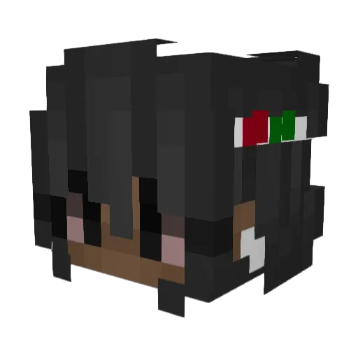 H1ghTrapHouse Minecraft avatar head, 3D render