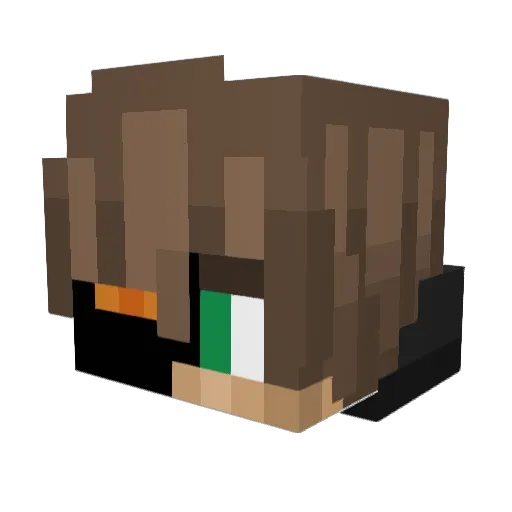 H1gh_Light Minecraft avatar head, 3D render