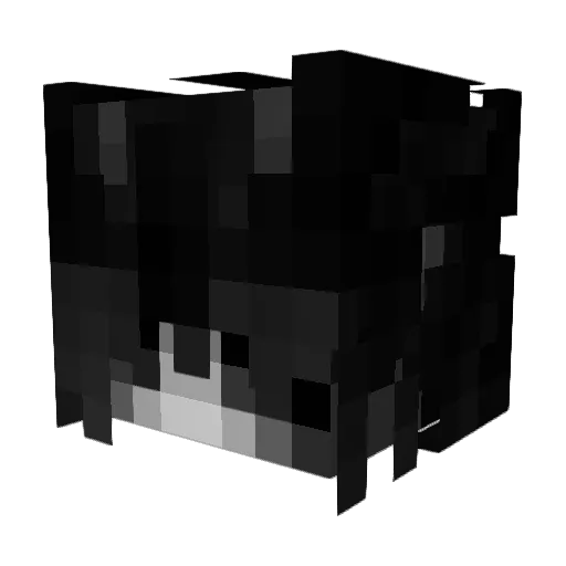 H1imura Minecraft avatar head, 3D render