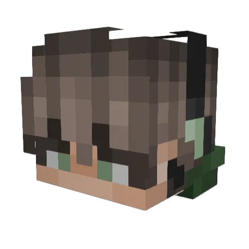 H1mpY Minecraft avatar head, 3D render
