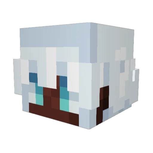 H1veb0nk Minecraft avatar head, 3D render