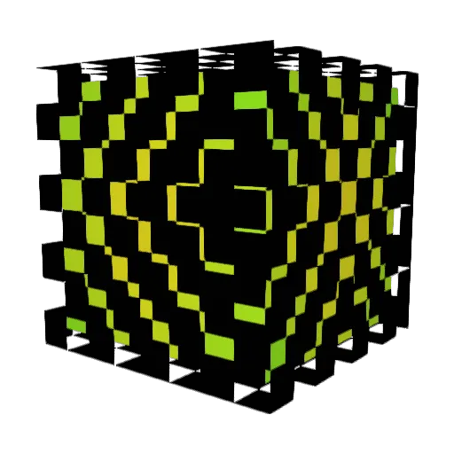 H2822 Minecraft avatar head, 3D render