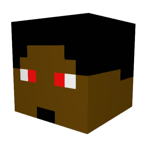 H3AV3N Minecraft avatar head, 3D render