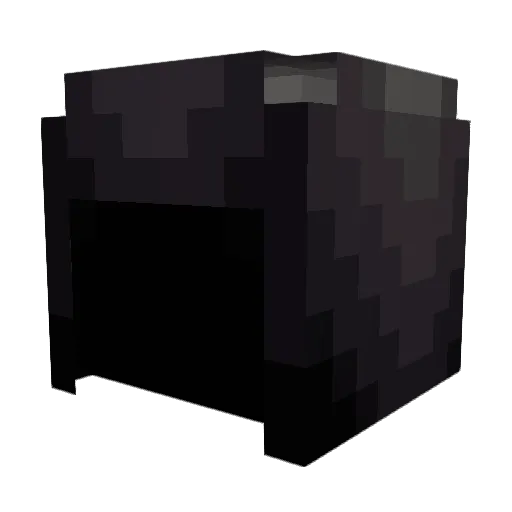 H3CT1CxCROW Minecraft avatar head, 3D render
