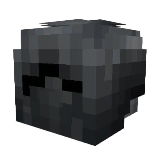 H3C_HAZEL Minecraft avatar head, 3D render
