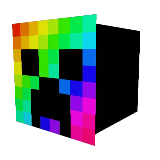 H3LSING Minecraft avatar head, 3D render