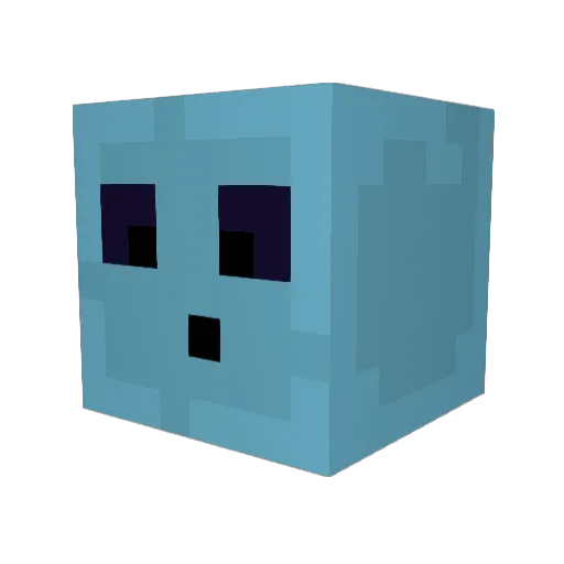 H3RO73 Minecraft avatar head, 3D render