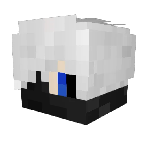 H3cAyM Minecraft avatar head, 3D render