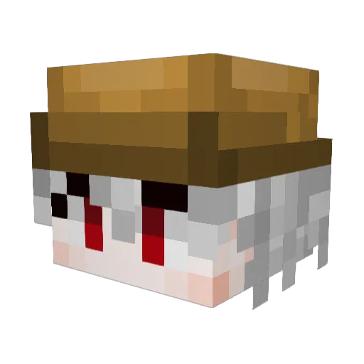 H3ider Minecraft avatar head, 3D render