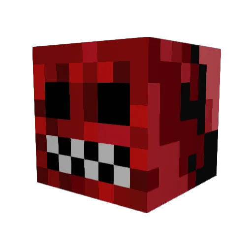 H3lS3NB3RG Minecraft avatar head, 3D render