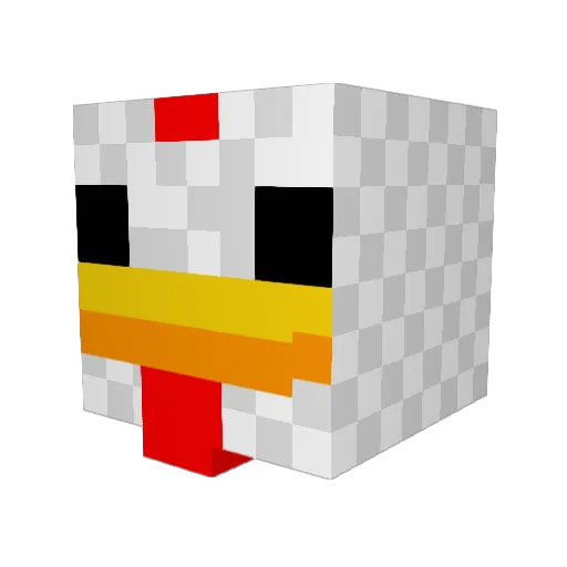 H3n_Y4y Minecraft avatar head, 3D render