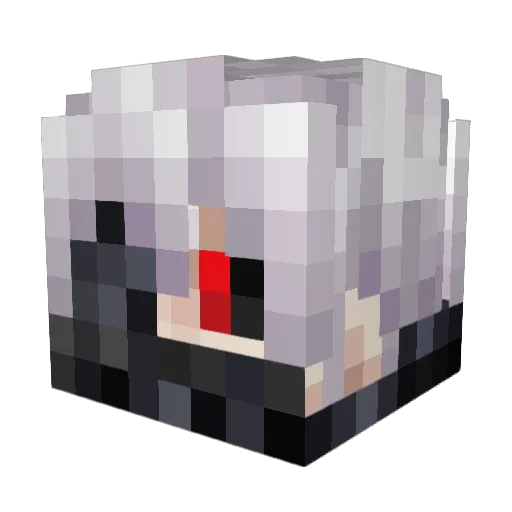 H3nchGy9sy Minecraft avatar head, 3D render
