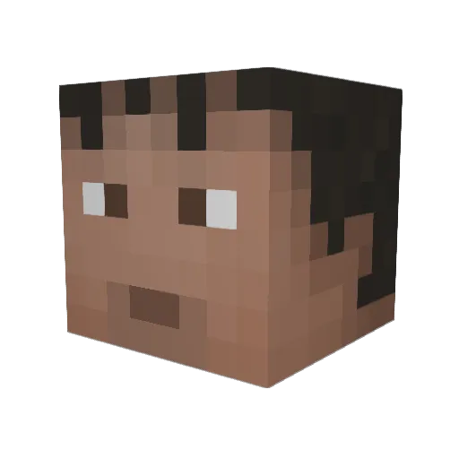 H3nryRIII Minecraft avatar head, 3D render