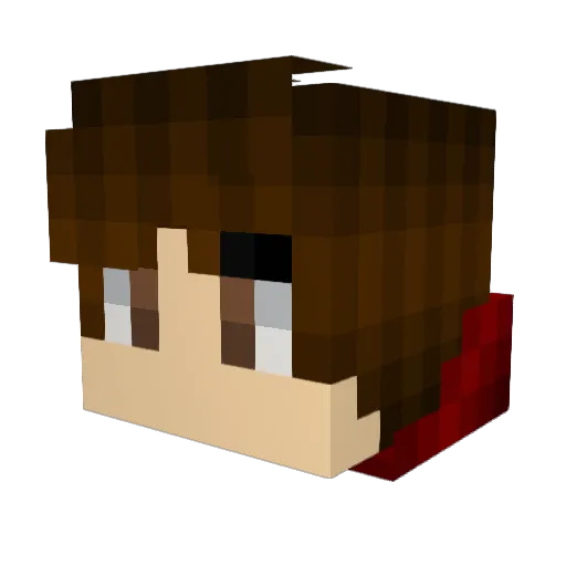 H3rnandez Minecraft avatar head, 3D render