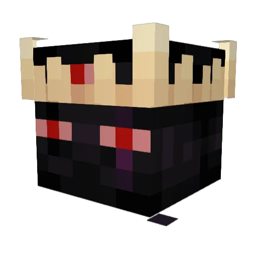 H3ro106 Minecraft avatar head, 3D render