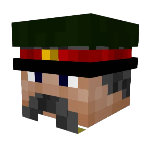 H3xnan0_46 Minecraft avatar head, 3D render