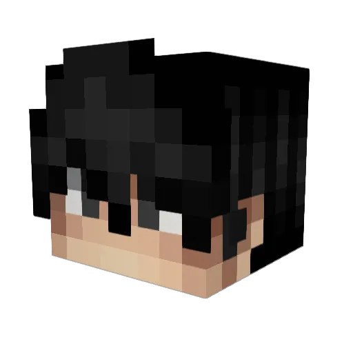 H4CH3M Minecraft avatar head, 3D render