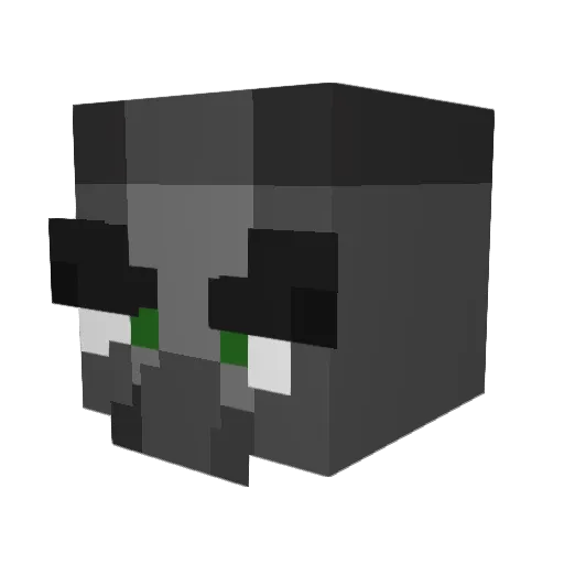 H4LV4RD Minecraft avatar head, 3D render