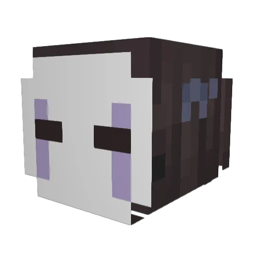 H4NGESTEP0NME Minecraft avatar head, 3D render