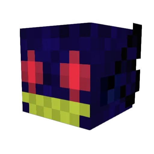 H4SA Minecraft avatar head, 3D render