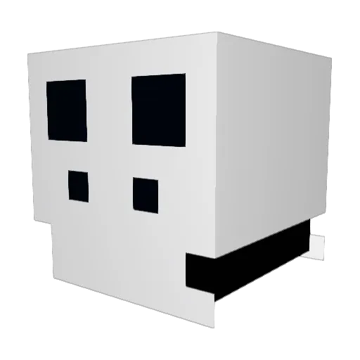 H4TCHET Minecraft avatar head, 3D render