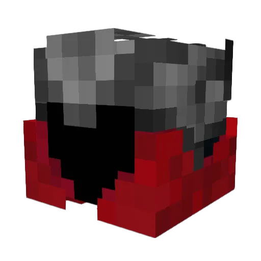H4XE7 Minecraft avatar head, 3D render