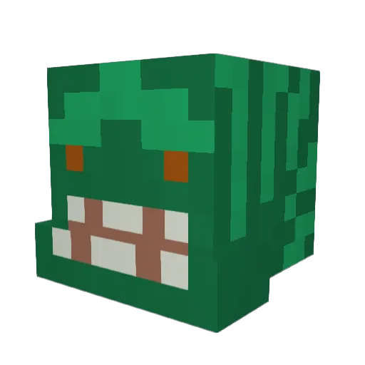 H4XXOR Minecraft avatar head, 3D render