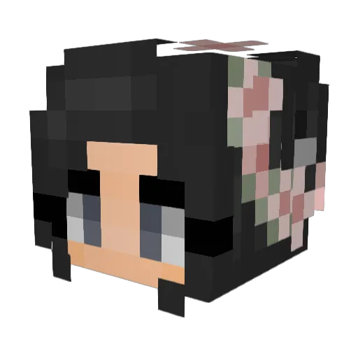 H4Z0RD Minecraft avatar head, 3D render