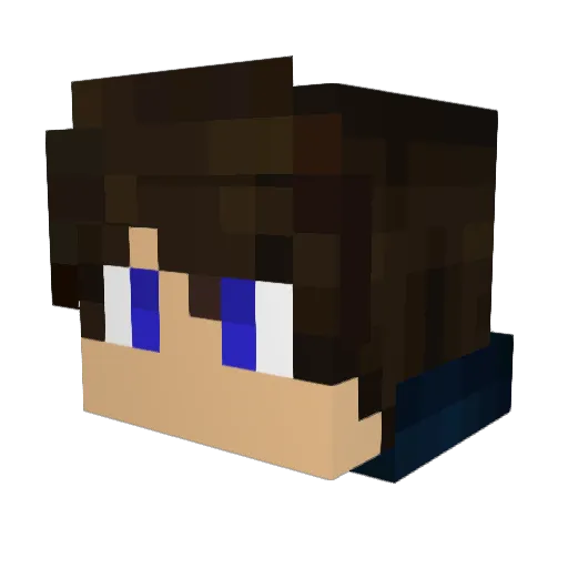 H4ZE_x Minecraft avatar head, 3D render