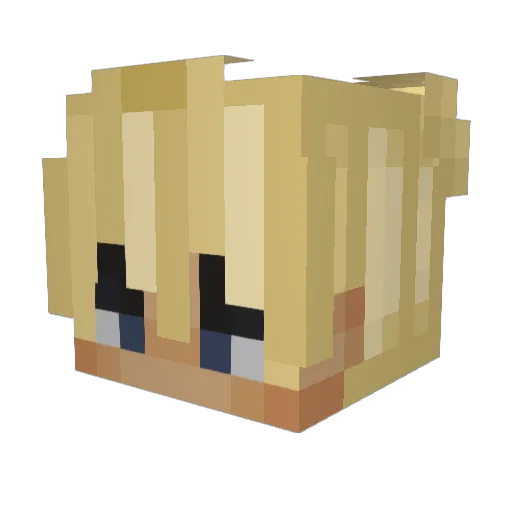 H4cKz1 Minecraft avatar head, 3D render